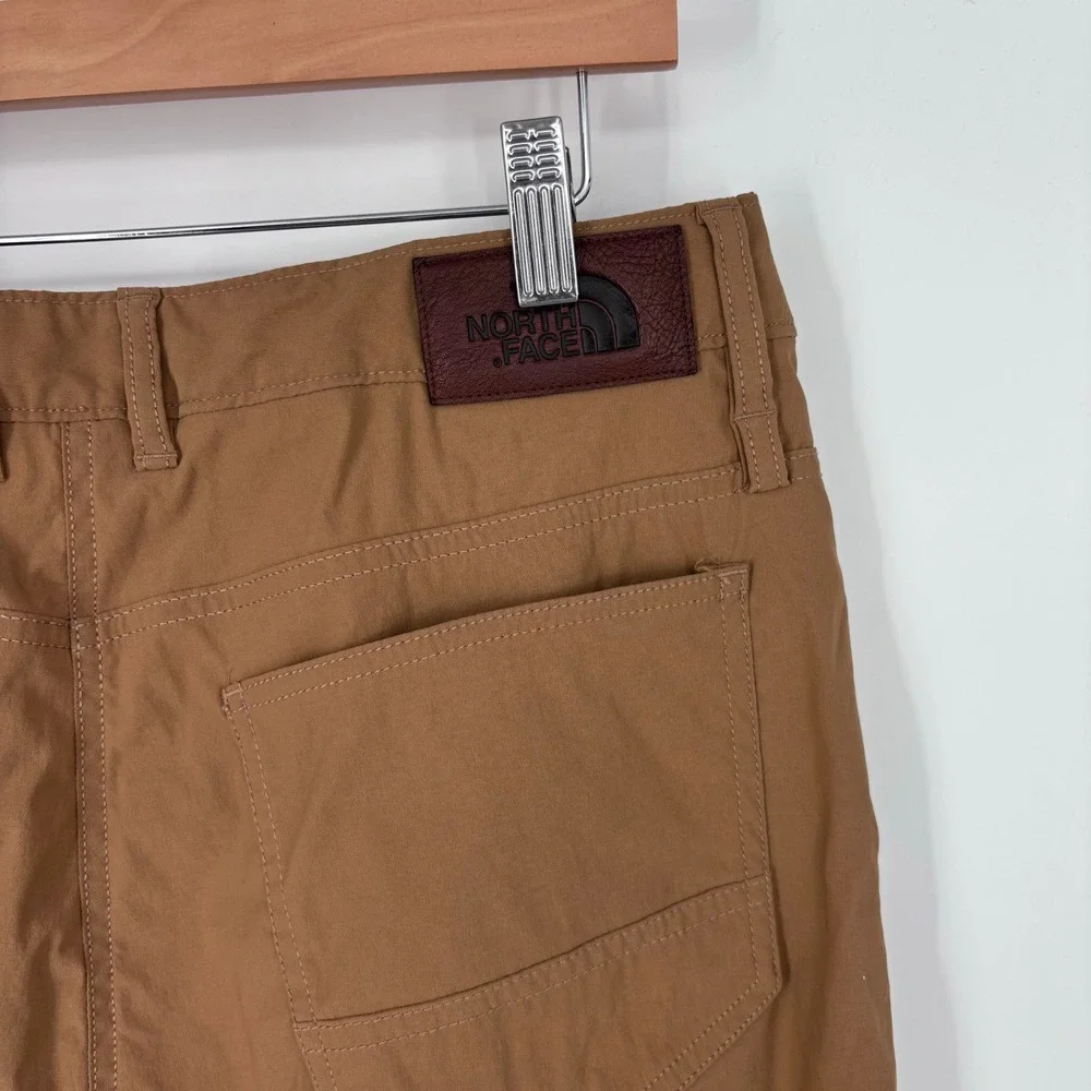The North Face Sprag 5 Pocket Pants Mens 32x31 Brown Hiking Outdoor Performance
